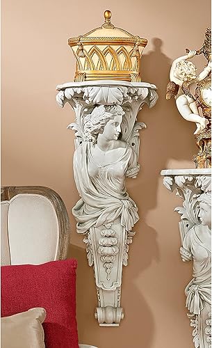 Miniatura 5 de Design Toscano EU335711 Cariatid barroca francesa frente a la escultura de pared derecha, individual