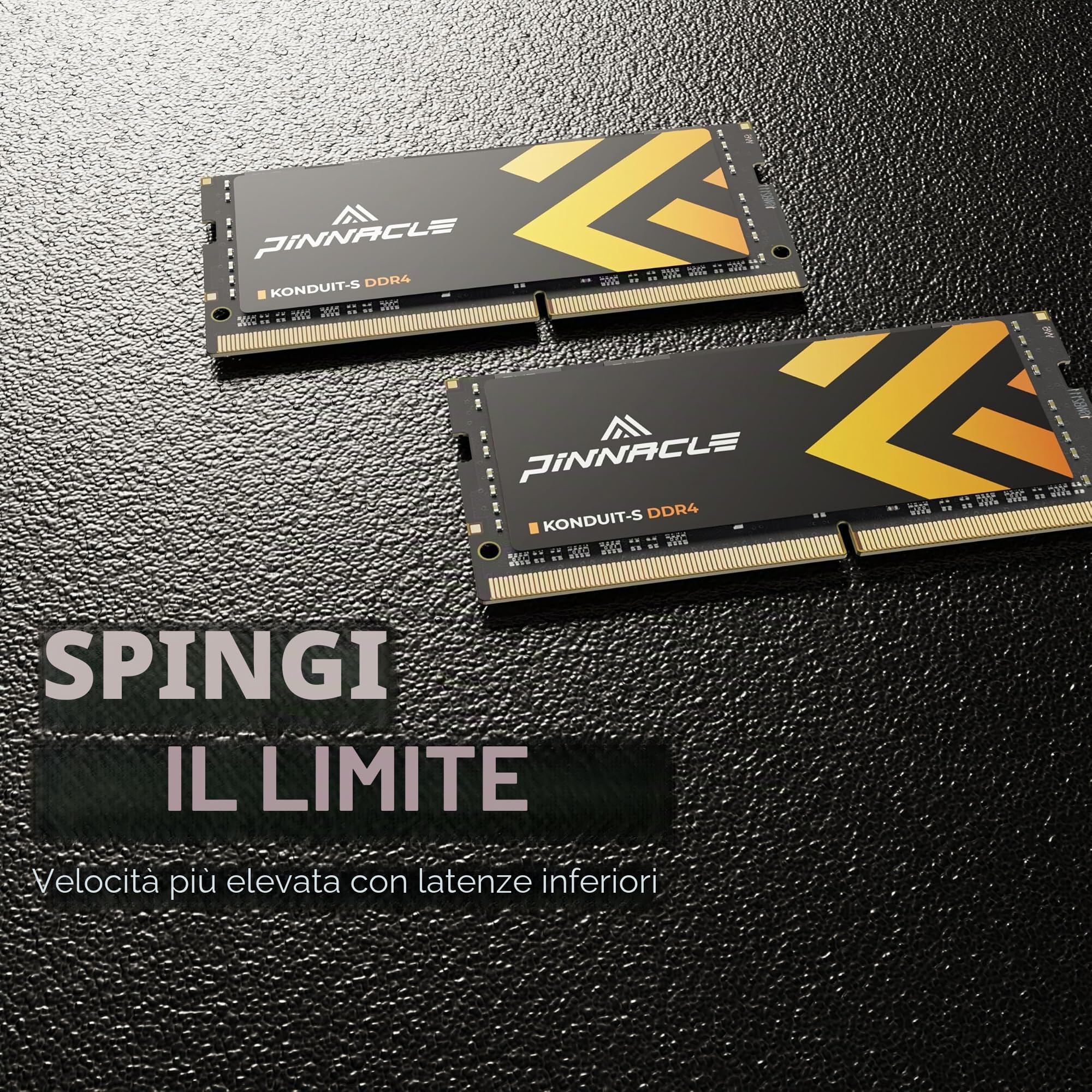Timetec Pinnacle 16GB KIT (2x8GB) DDR4 3200MHz (o 2933MHz o 2666MHz) PC4-25600 Non-ECC Unbuffered 1.2V CL22 1Rx8 Single Rank 260 Pin SODIMM Laptop Notebook PC Computer Memoria RAM Modulo Upgrade