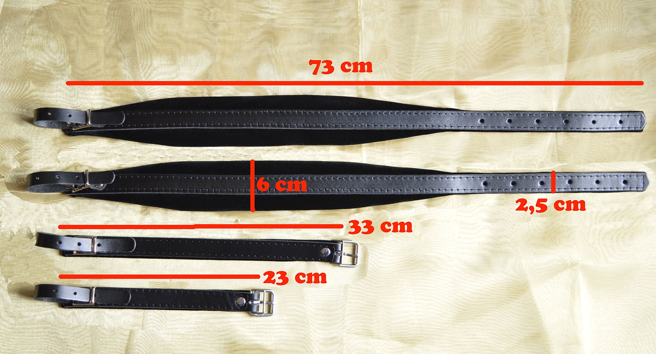 Manifattura Italiana Tracolle cinte bretelle spallacci cinghie per Fisarmonica 6cm 100% MADE IN ITALY