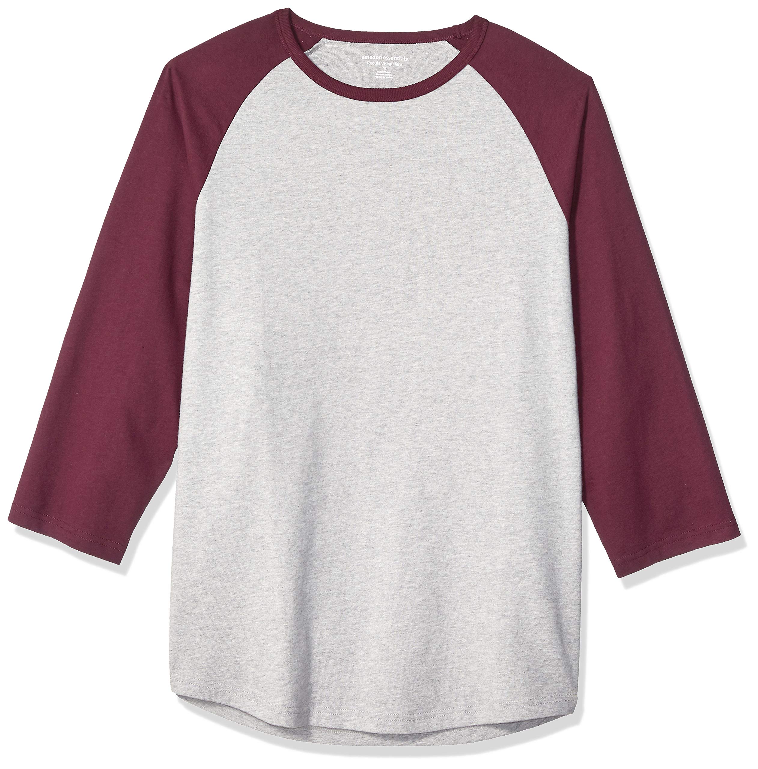 Men's Regular-fit 3/4 Sleeve Baseball T-Shirt