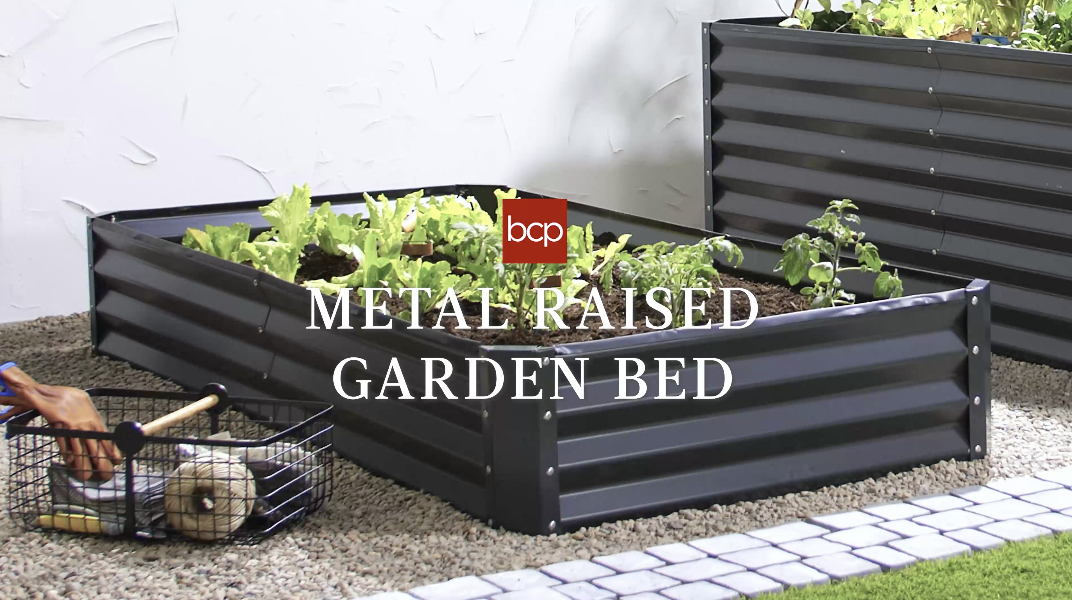 Amazon.com: Best Choice Products 6x3x1ft Outdoor Metal Raised
