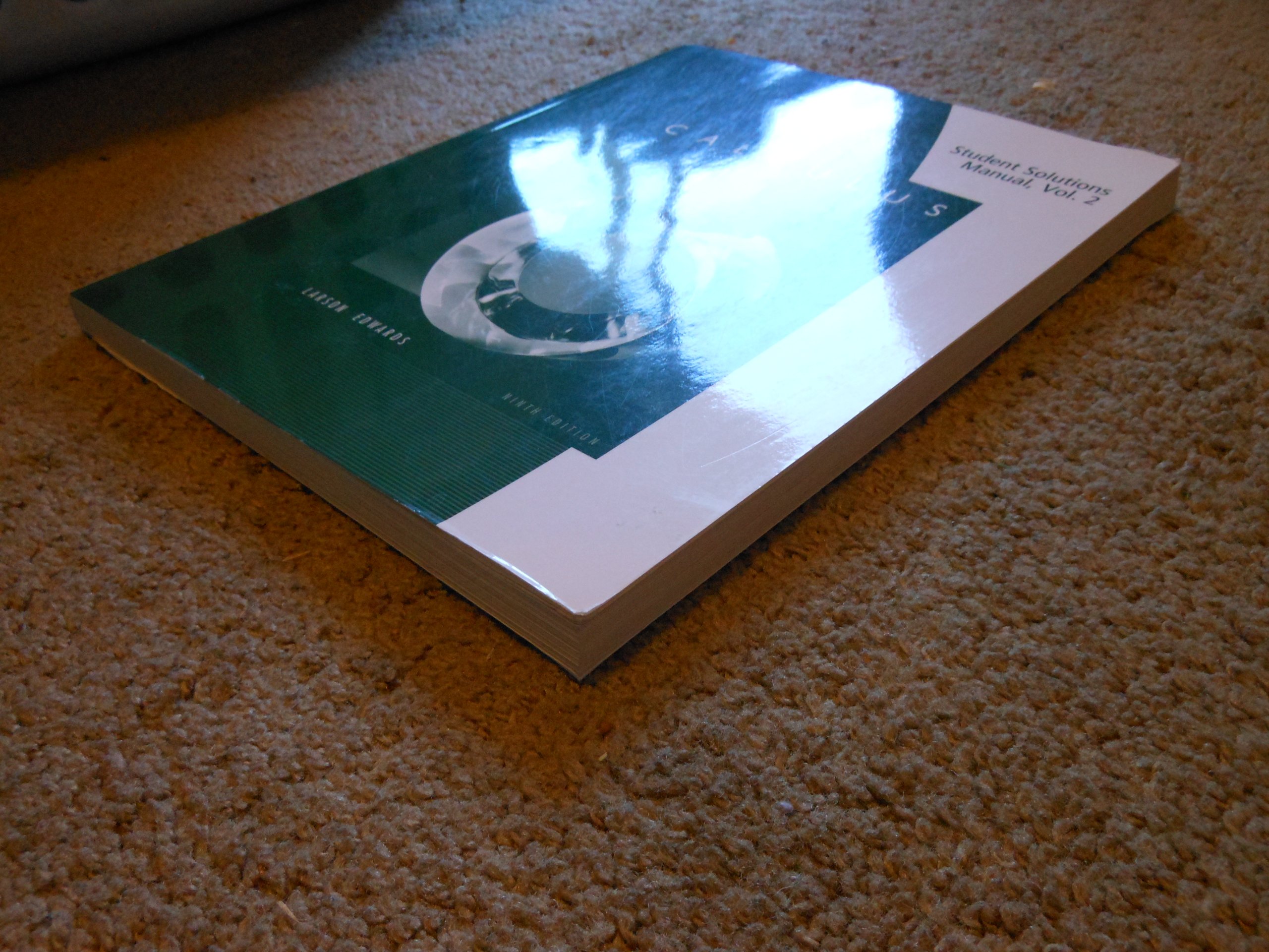 Student Solutions Manual, Volume 2 (Chapters 11-16) for Larson/Edwards' Calculus,