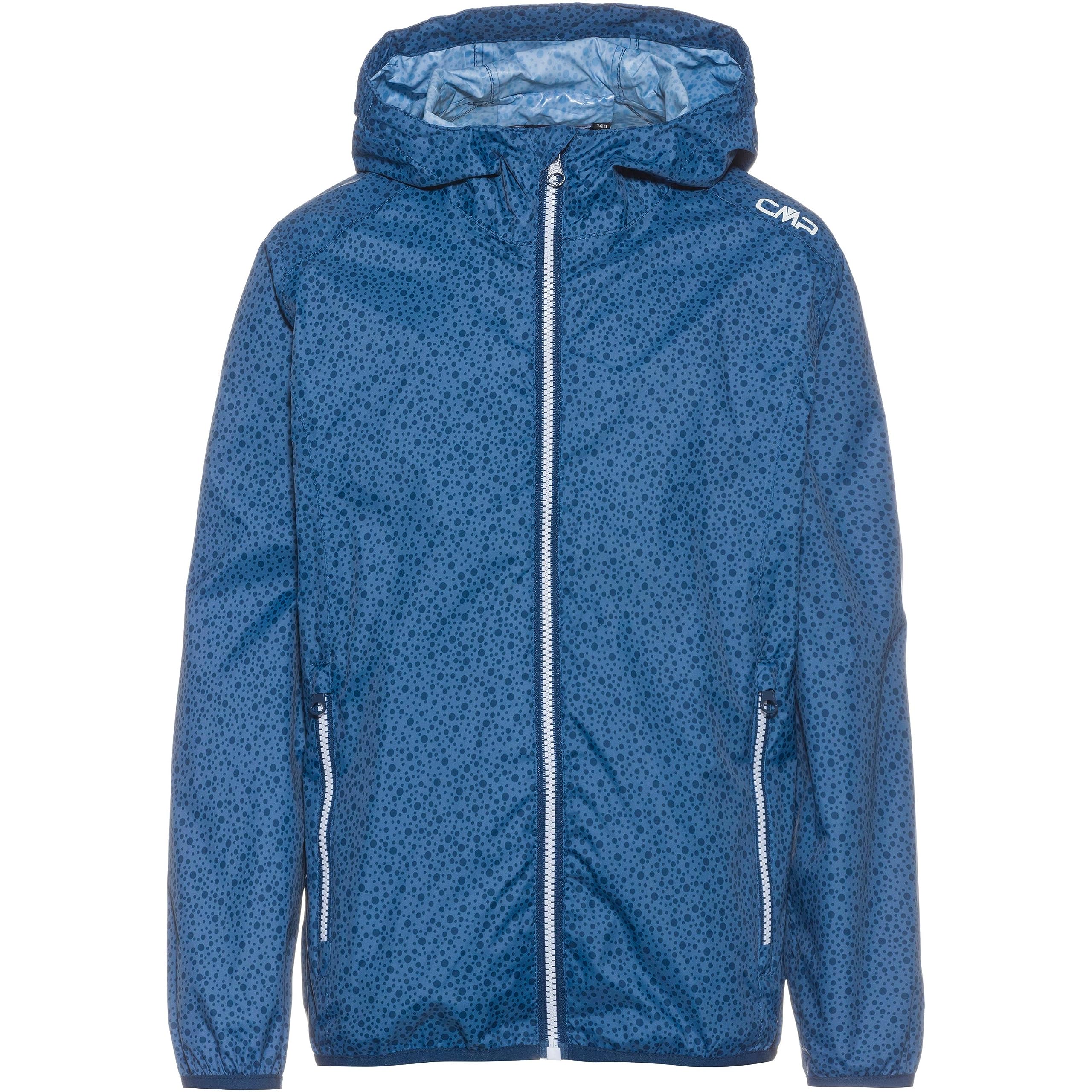 Cmp Girls Bleu ' Waterproof Hooded Jacket