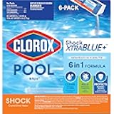 Clorox® Pool&Spa™ Shock XTRABLUE® Plus, Kills Bacteria & Algae in Swimming Pools, Swim-Ready in 15 Minutes, (6-Pack)
