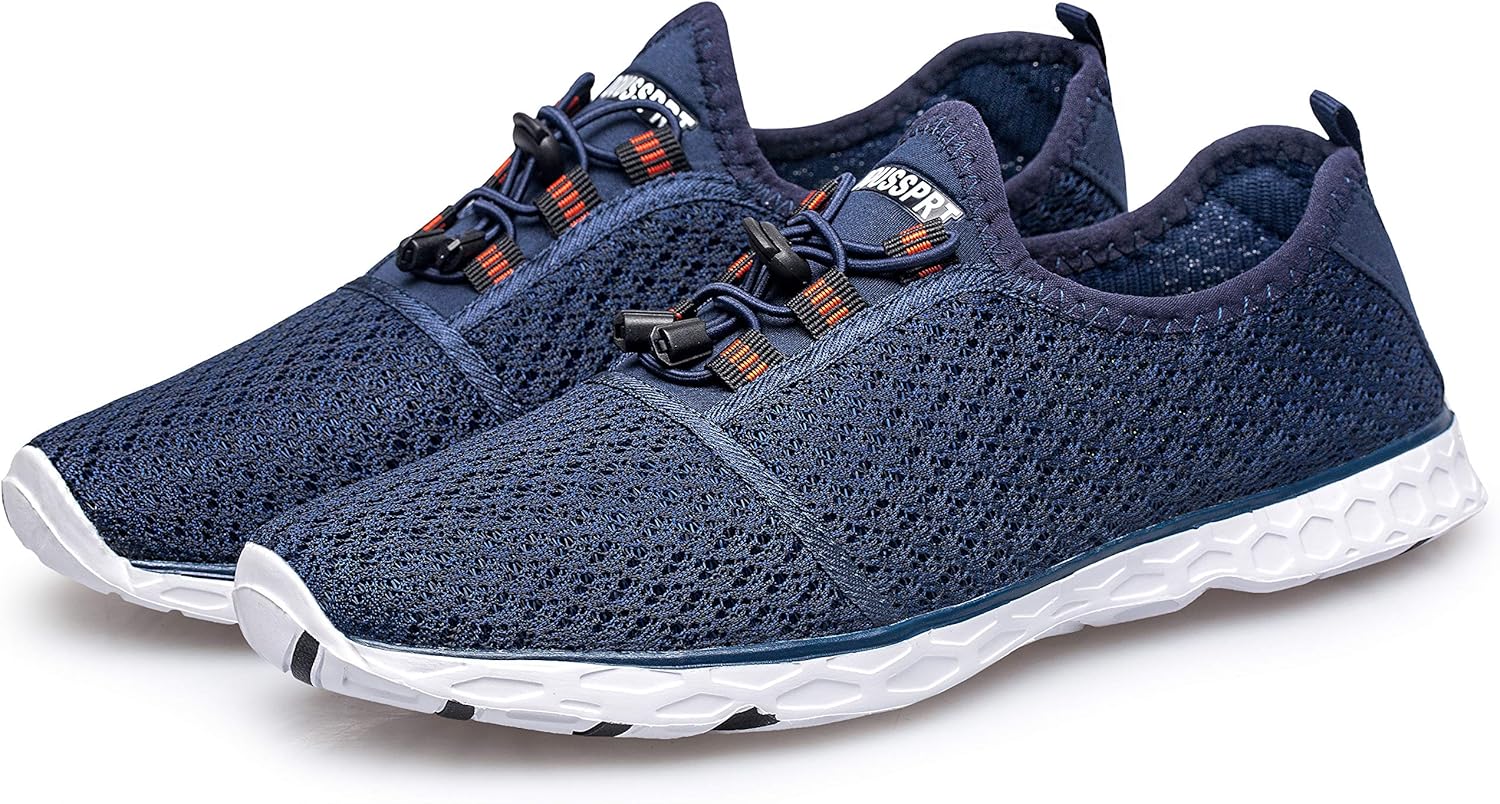 DOUSSPRT Women's Water Shoes Quick Drying Sports Aqua Shoes 11 Blue