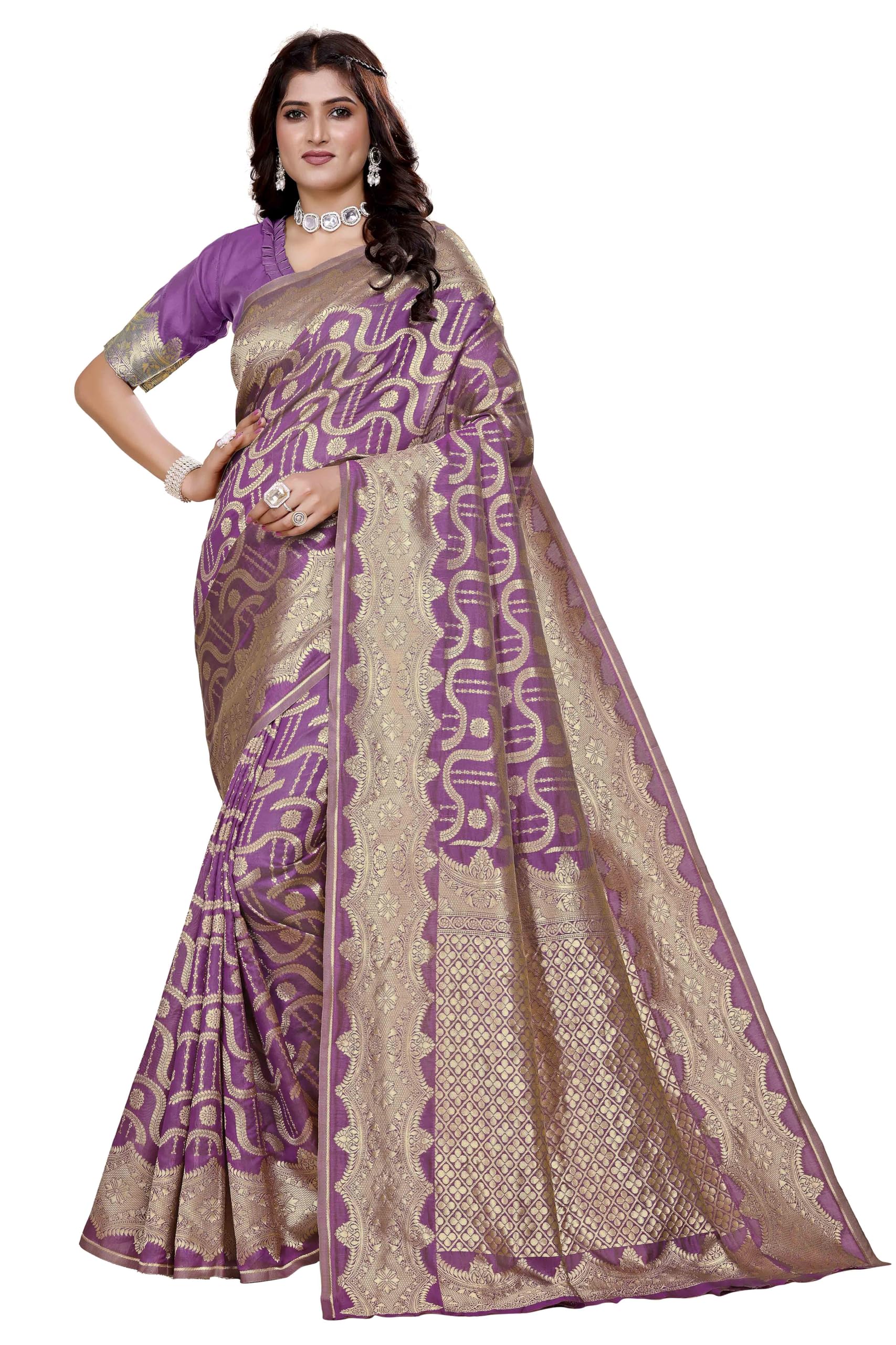 Women's Airforce Printed, Embroidered, Embellished Bandhani Georgette Party Sari collections With Blouse Piece for Wedding sadi (PARI-229)-image-23