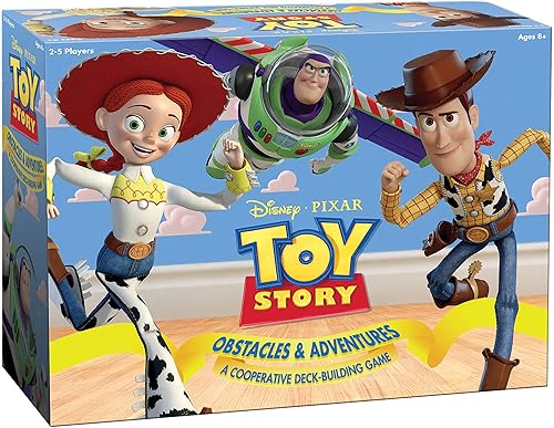 Disney Pixar Toy Story Cooperative Deck Building Game | Juego de mesa familiar con personajes y obras de arte de películas de Toy Story y