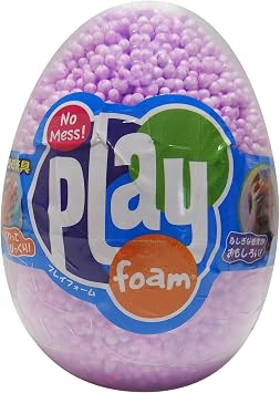 Learning Resources Educational Insights Clay Squeeze Play Form Egg Sparkly Purple EI9763