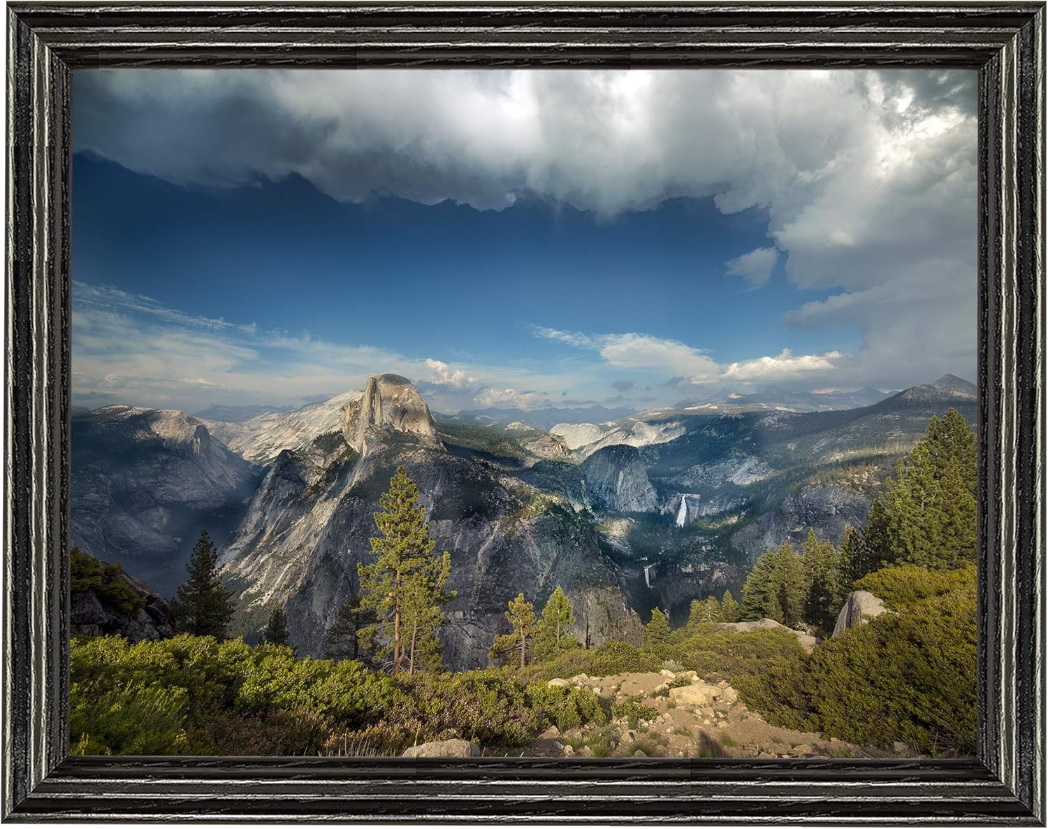Yosemite National Park Photograph in a Black Frame - Historical Artwork from 2013 - (5" x 7") - Matte