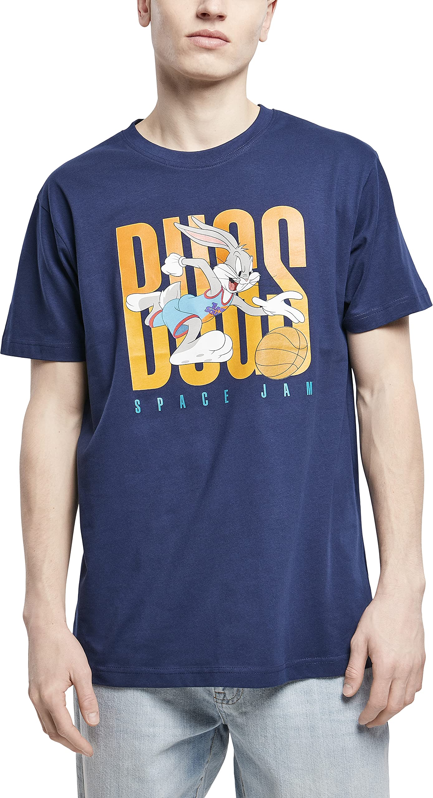 Mister TeeMen's Space Jam Big Bugs Playing Tee T-Shirt