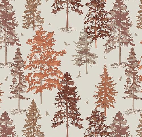 Miniatura 21 de Timeet Papel tapiz floral para despegar y pegar, papel tapiz azul y blanco, papel tapiz autoadhesivo extraíble para dormitorio, baño, papel de