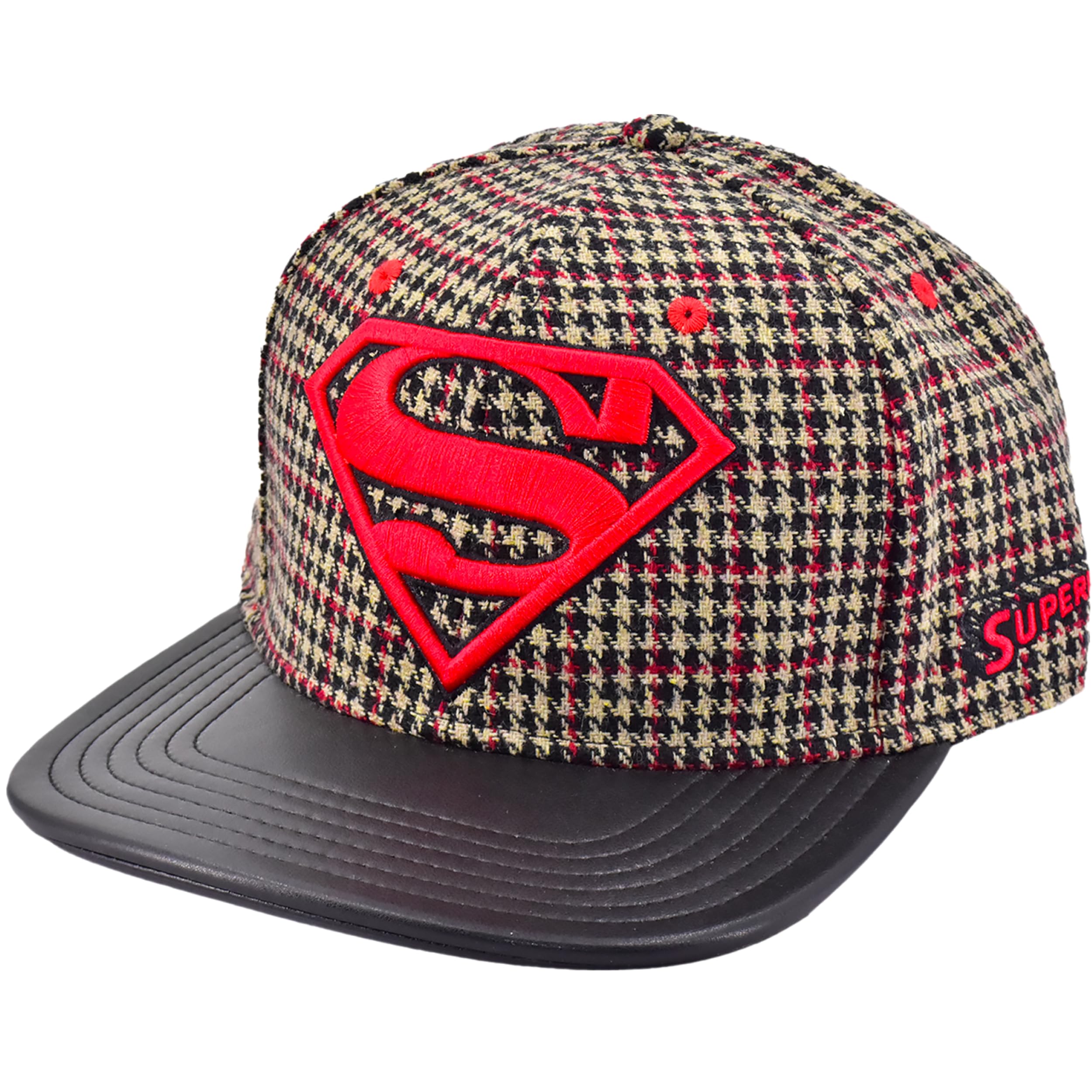 DC Comics Superman Dad Hat, Adult Baseball Cap with Flat Brim, Brown, One Size