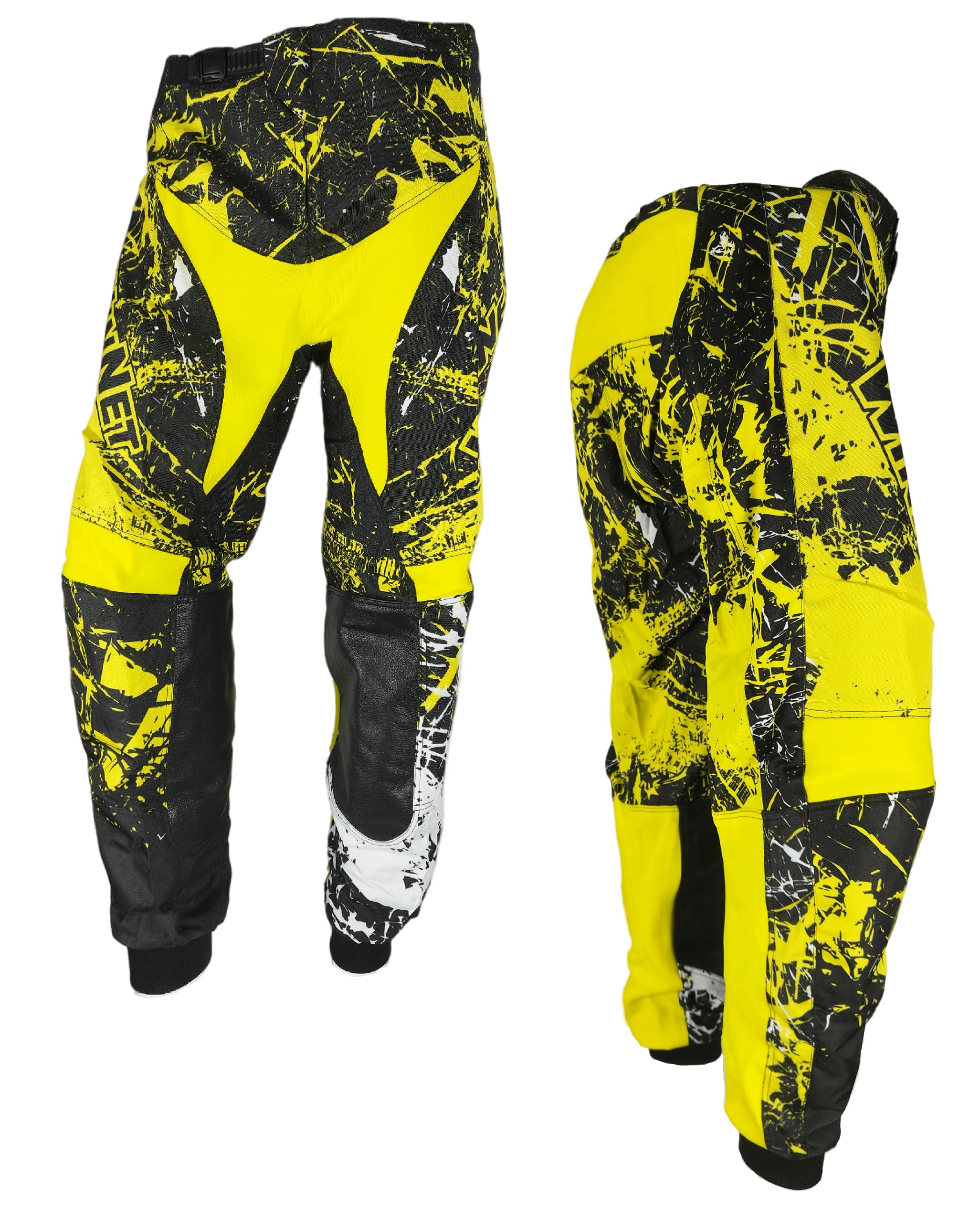 WinNet Pantaloni Calzoni per Moto da Fuori Strada Enduro Cross Motocross o Fuoristrada MX
