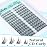 Wispy Lash Clusters Natural DIY Lash Extension Manga Spiky Cluster Eyelash Extension CD-curly Eyelash Clusters 10-16MM Individual Lashes Cat Eye Look by Newcally