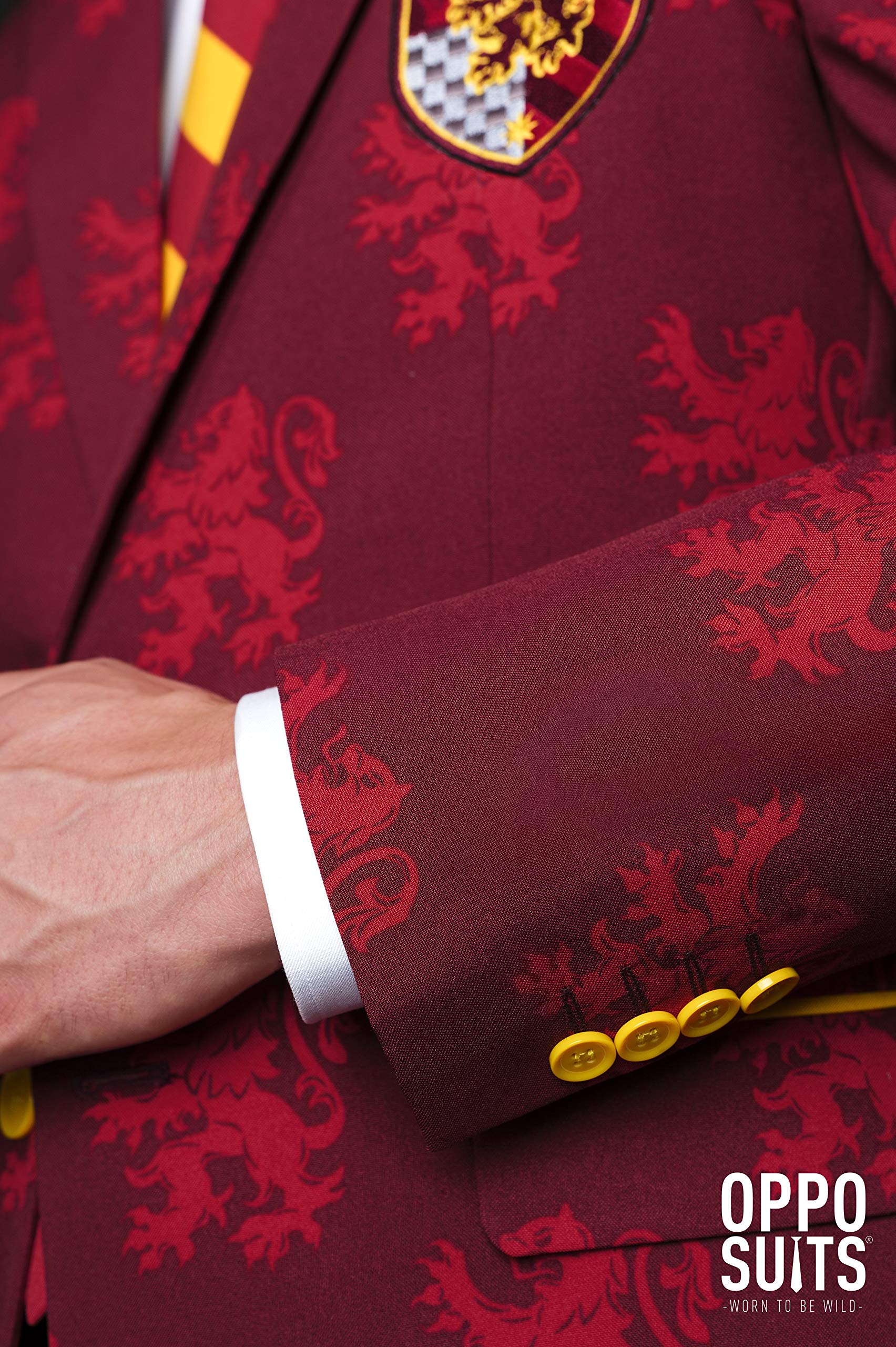 Opposuits Harry Potter Gryffindor Suit Trousers Tie Fancy Dress Costume