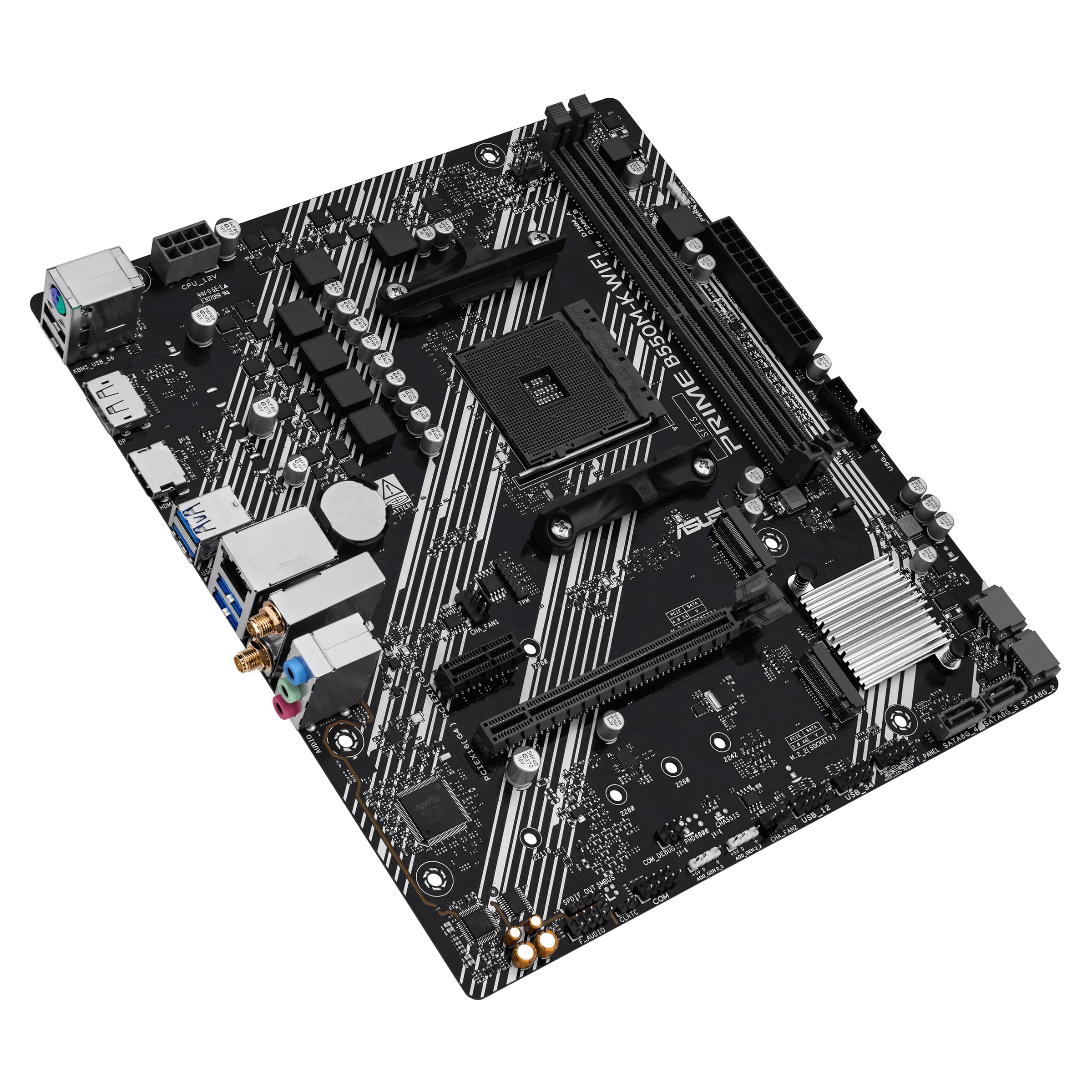 新品　ASUS PRIME B550M-K マザーボード 新品 Amazon | ASUS Prime B550M-K WiFi AM4 mATX マザーボード、DDR4、PCIe