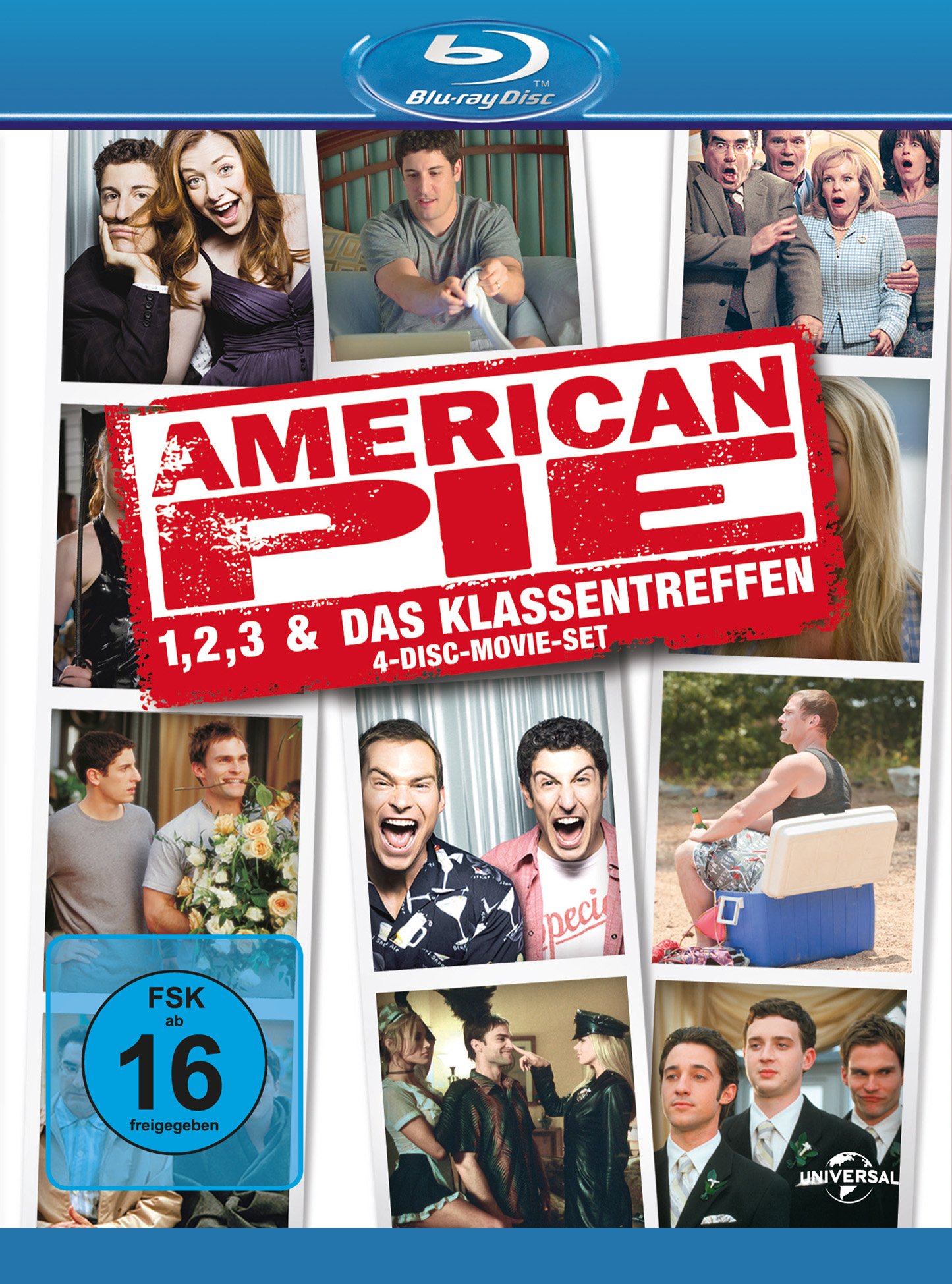 American Pie 1, 2, 3 & Das Klassentreffen [Blu-ray] [Limited Edition