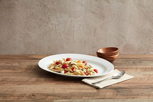 Miniatura 3 de Everyday White Bandeja ovalada de porcelana de 16 pulgadas, 16 pulgadas