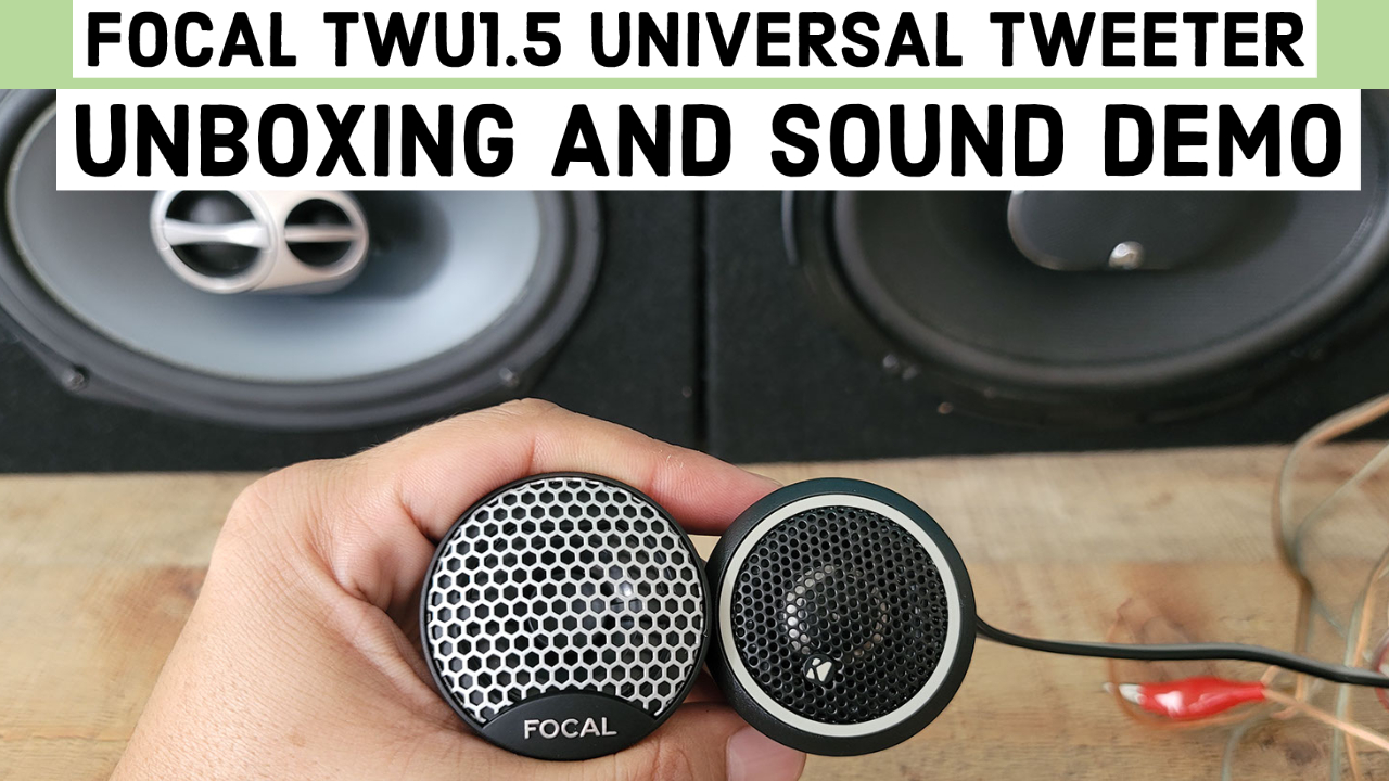 Watch Focal TWU1.5 Universal Tweeter on Amazon Live