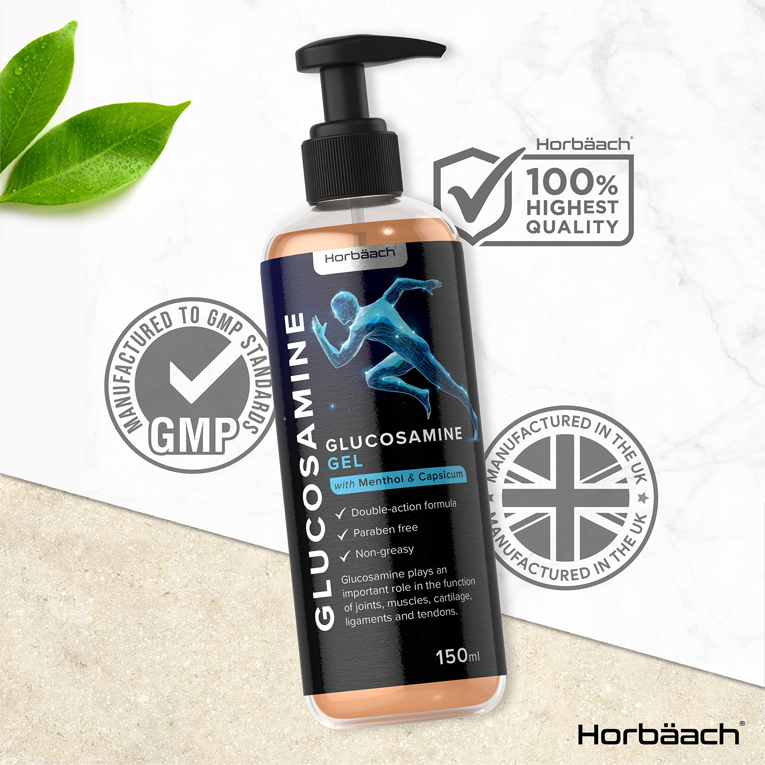 Buy Glucosamine Gel 150 mL with Capsicum & Menthol Joint & Muscle