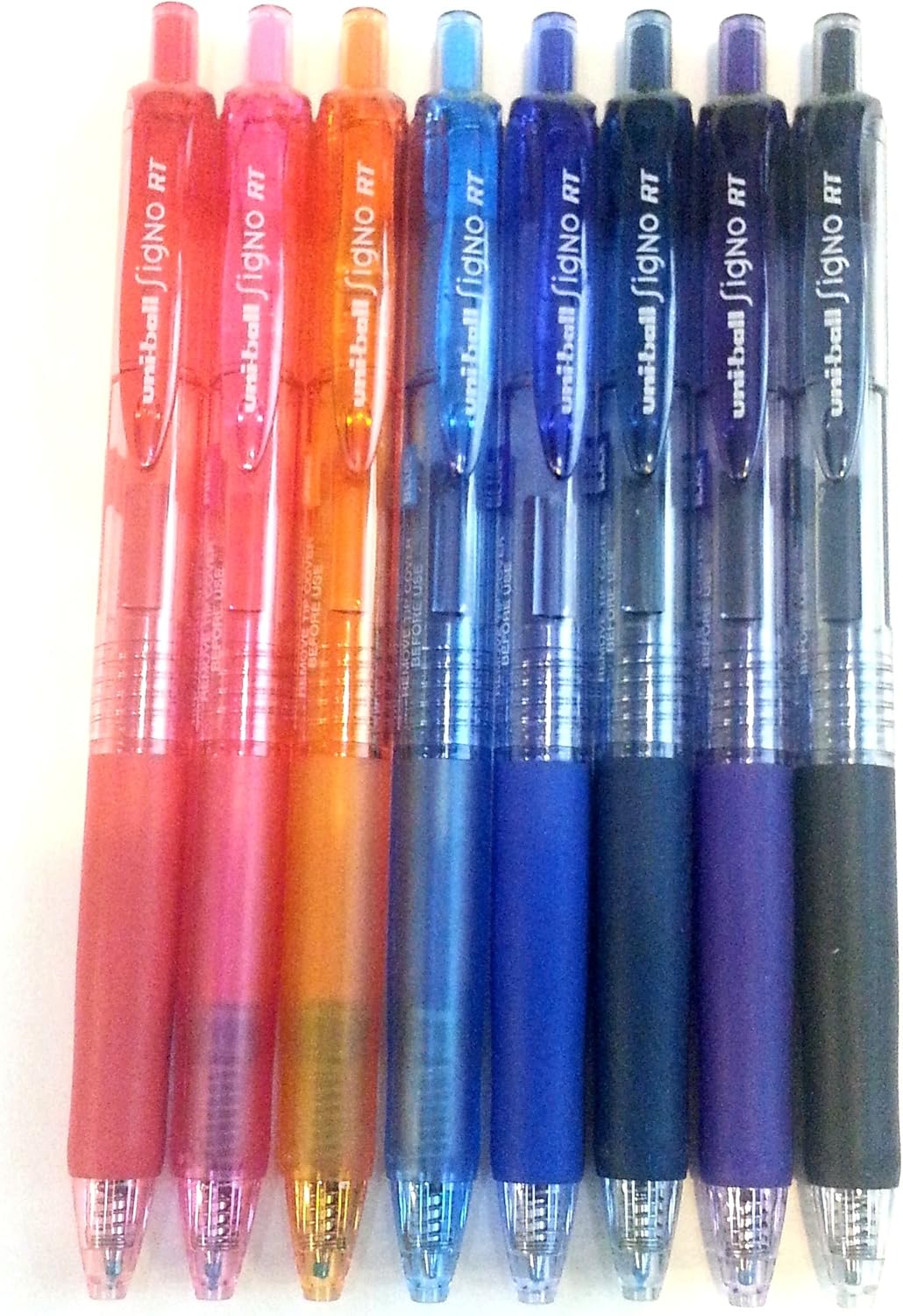 Uniball Signo RT UM138 Gel Ink Pen 0.38mm (8 Color Set