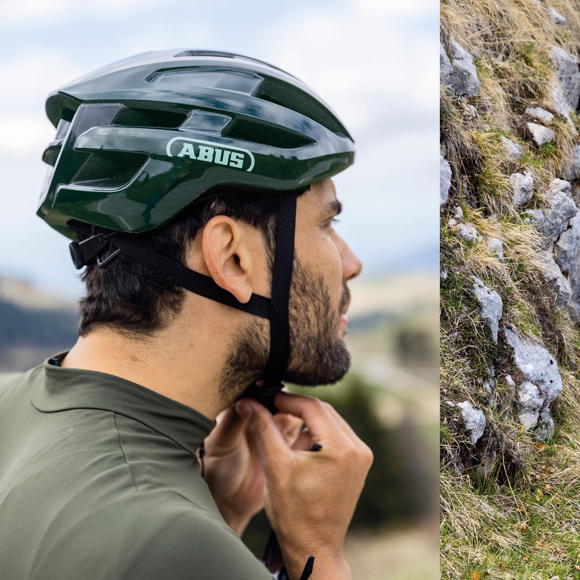 Casco per bici da corsa ABUS PowerDome ACE - con ABUS Race Cap - casco da bici leggero con sistema di ventilazione avanzato - Made in Italy - per uomo e donna