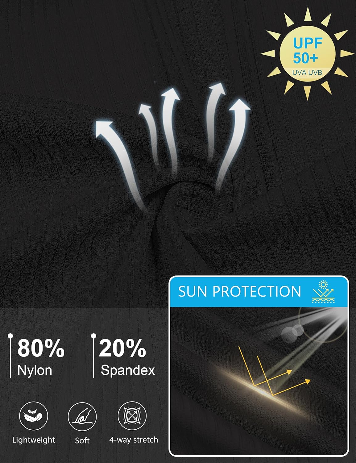 BMJL Womens Workout Tops Long Sleeve Golf Shirts UPF 50 Ribbed Light Jackets Quarter Zip Pullover Three Pockets - Image 3