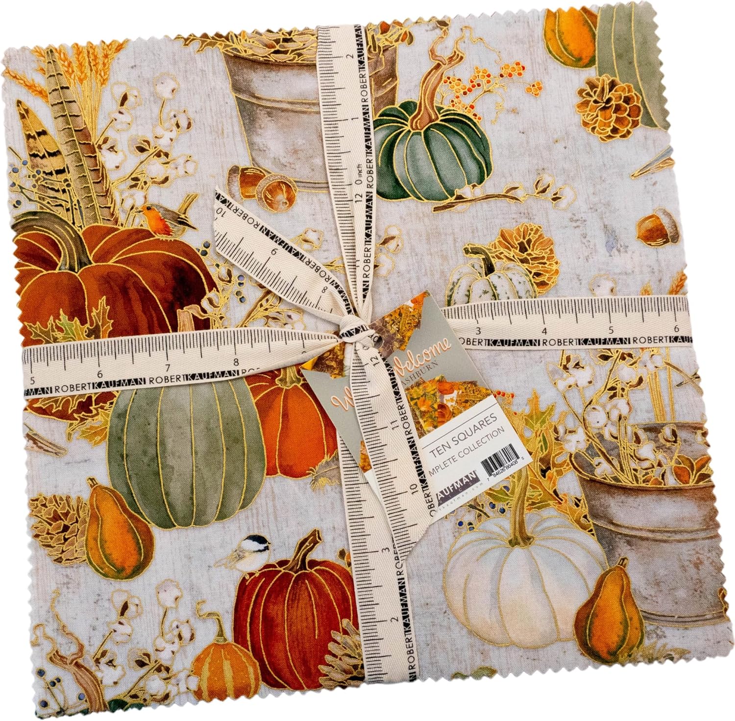 Lynnea Washburn Warm Welcome Ten Square 42 10-inch Squares Layer Cake Robert Kaufman TEN-1395-42