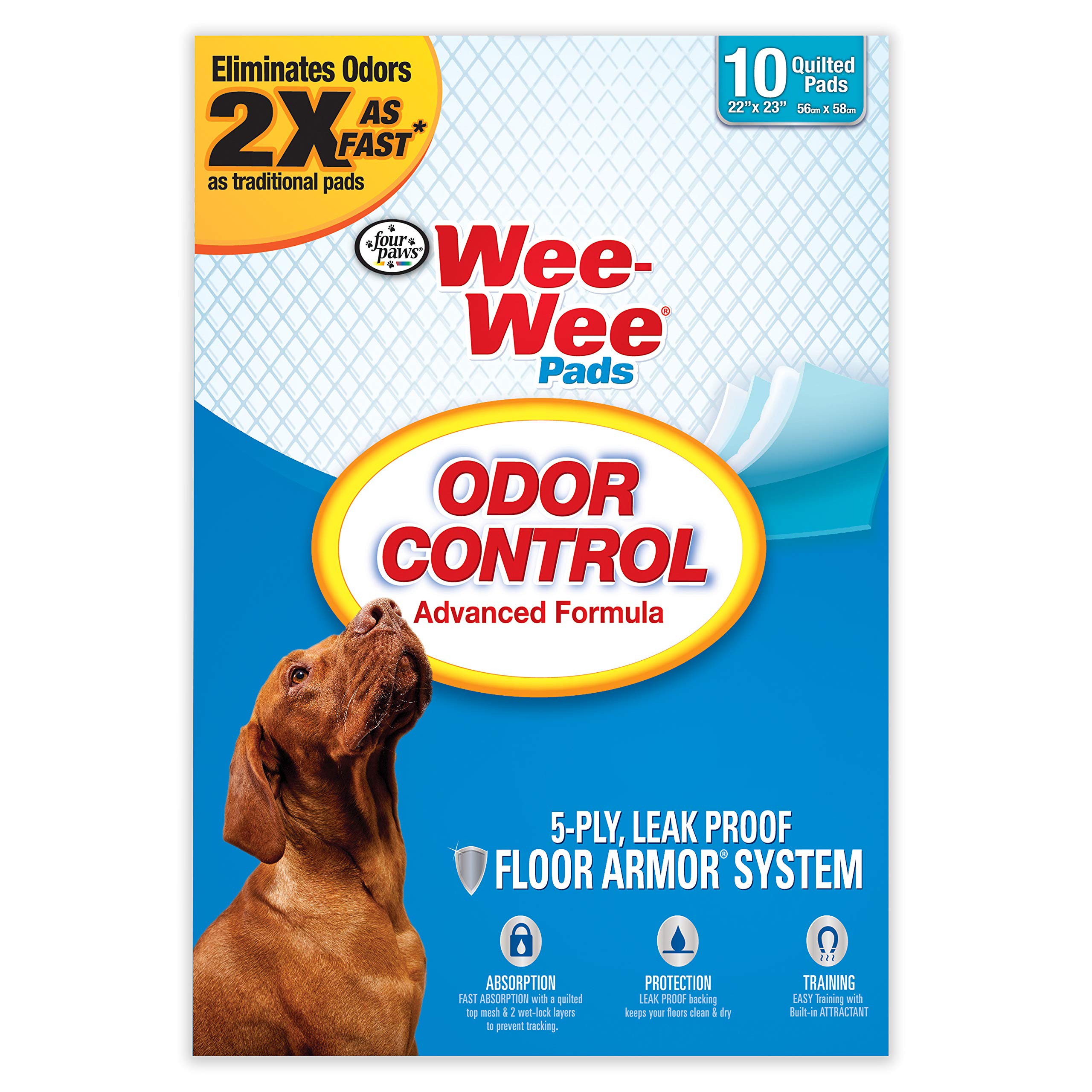 Four PawsFP WEE-WEE 10CT (25% More Absorbent)