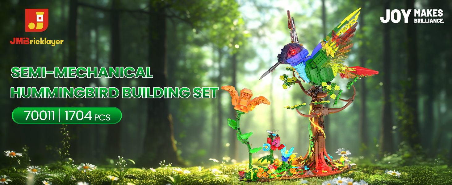 Amazon.com: JMBricklayer Mechanical Hummingbird Building Set with