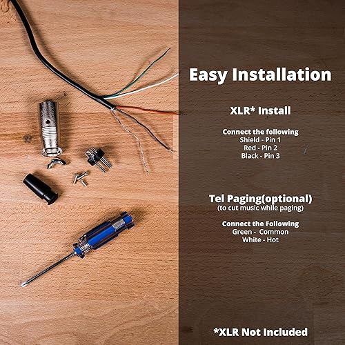 Miniatura 7 de REBUILD SKILLS RBX-515SBG-18X reemplaza a Shure 515SBG-18X. Micrófono de empuje para hablar para localizar en restaurantes, tiendas de comestibles.