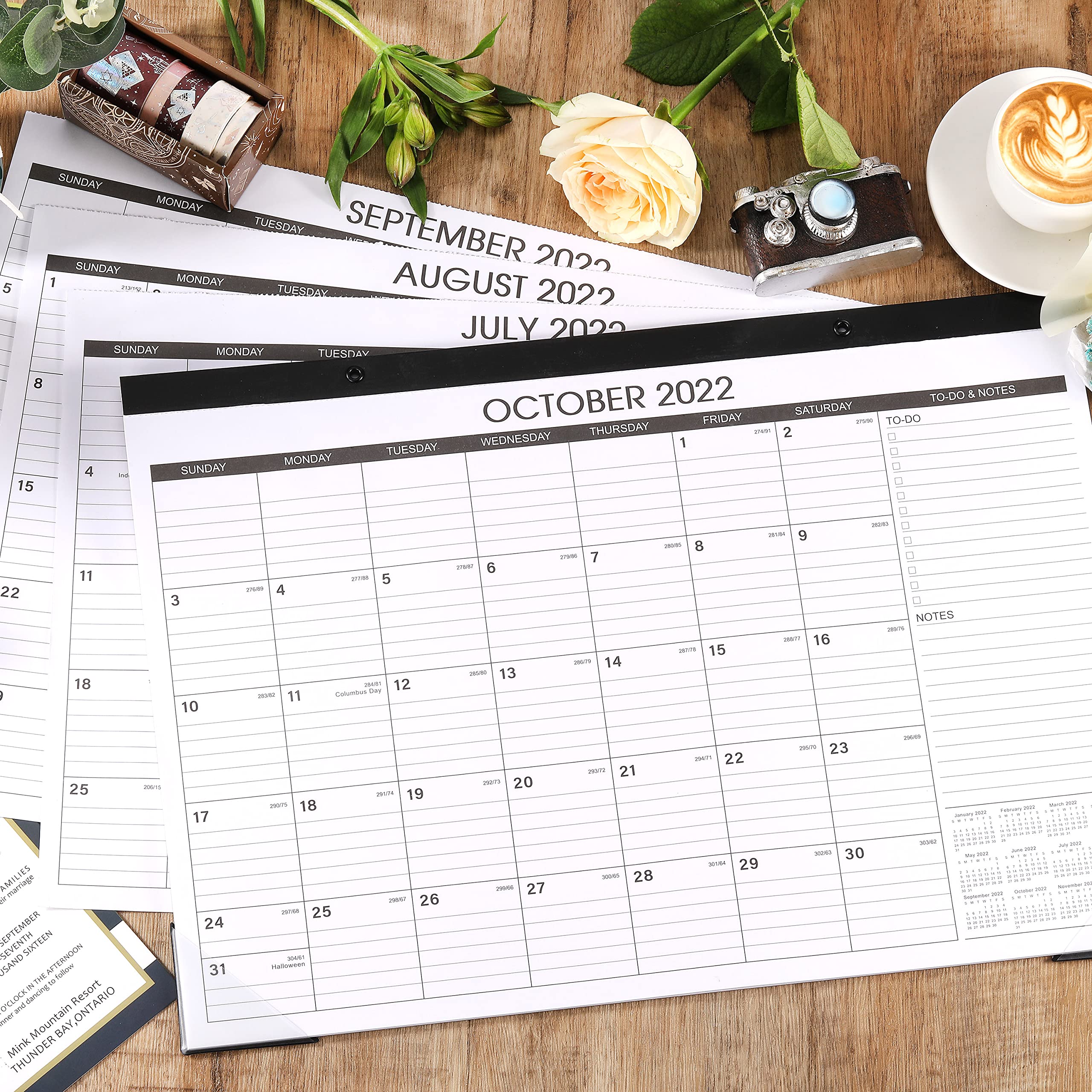 20222023 Desk Calendar 18 Months Large Desk Calendar 20222023, Jul