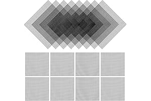 50 Pack Plastic Drainage Screen Mesh Keeps Soil In and Allows Water Out