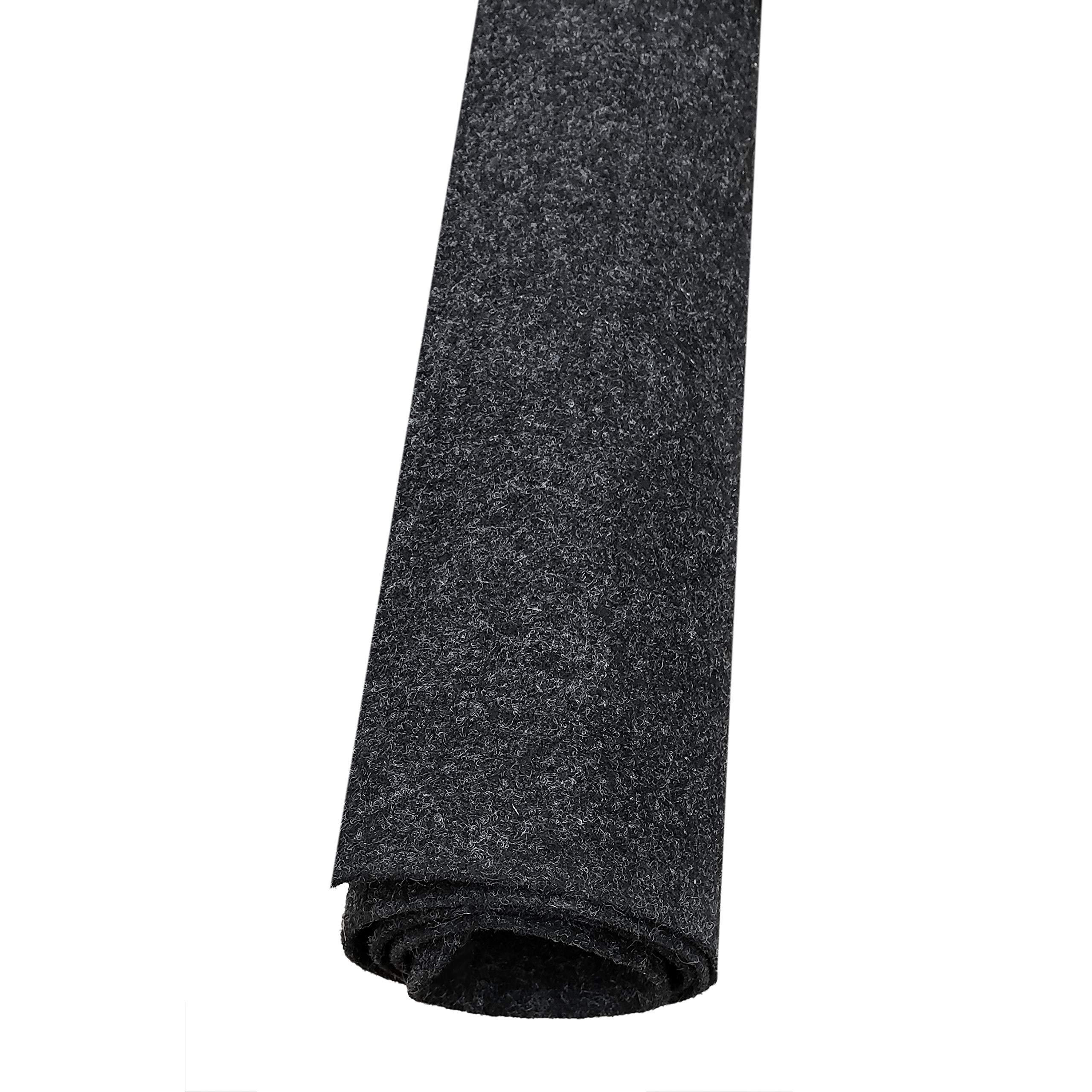 TCH Premium Grade Grey Carpet Roll – 4 Ft X 21 Ft, Non-Woven Polyester With Latex Backing, 5/32" (4mm) Thick