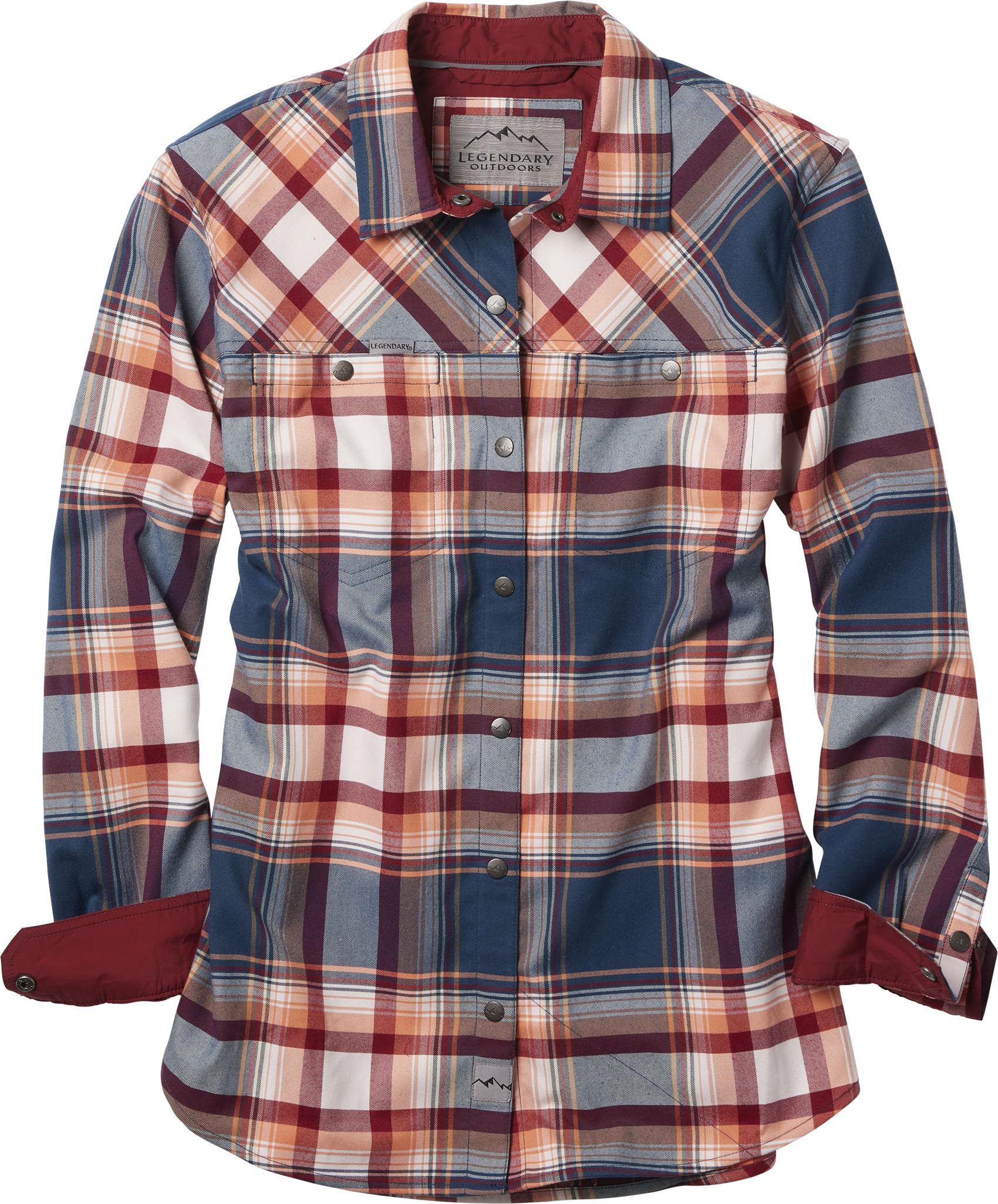Legendary Whitetails Women's Legendary Outdoors Pathways Performance Flannel Long Sleeve Snap Up Shirt