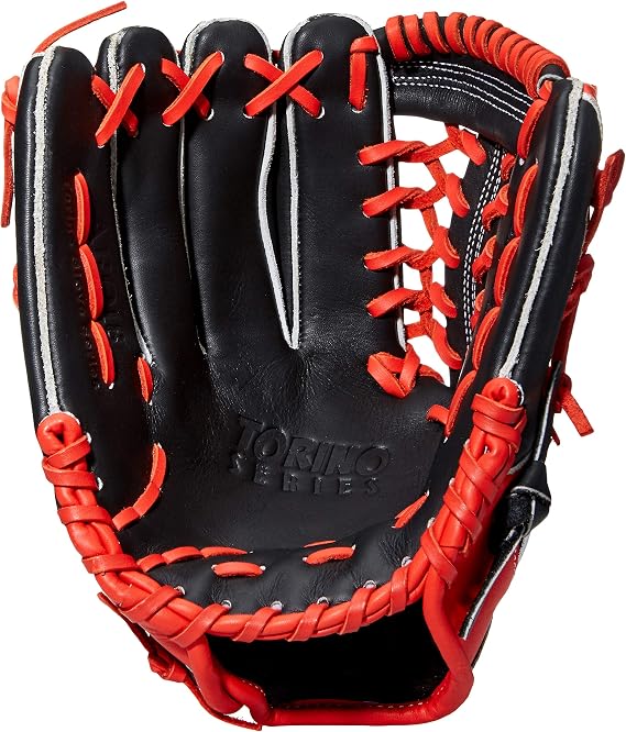 Akadema ATN 35 12  Mod。トラップWeb、オープンバック、medポケットグローブ – 左投げ Left Hand Trow