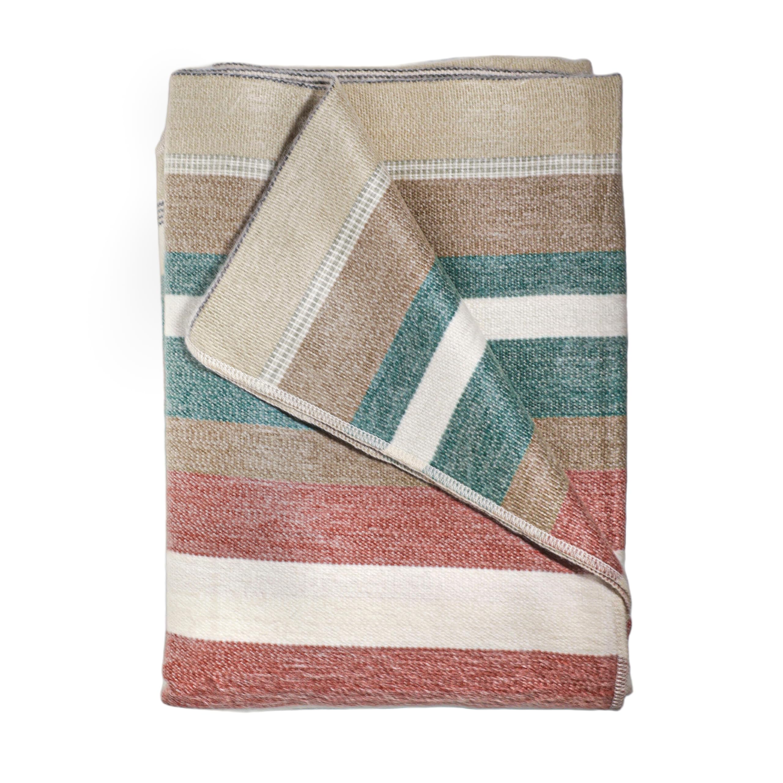 Alpaca Wool Throw Blanket | Warm, Ultra-Soft, 85" x 65" | Breathable, Non-Itchy Blanket-Throw | Hypoallergenic and Beautiful Fabric (Tropical Green)