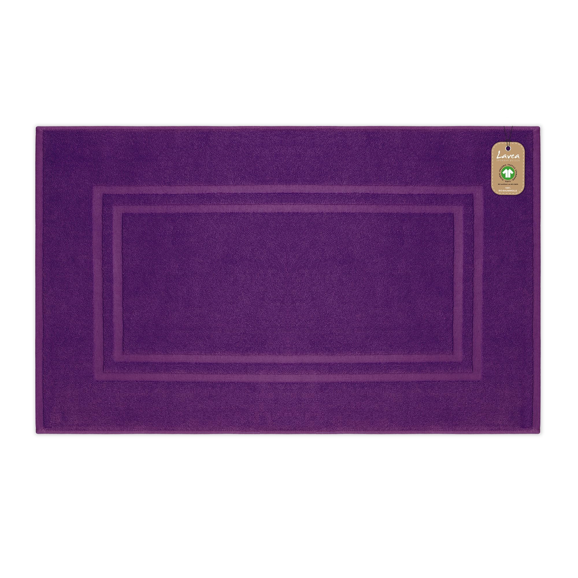 Tapis de bain de qualité supérieure en coton 100% biologique