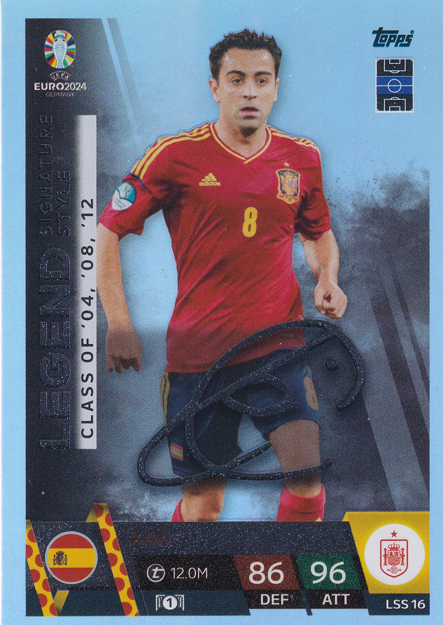 Match Attax Euro 2024 Legend Signature Style Trading Card(s) You Select (Xavi LSS 16)