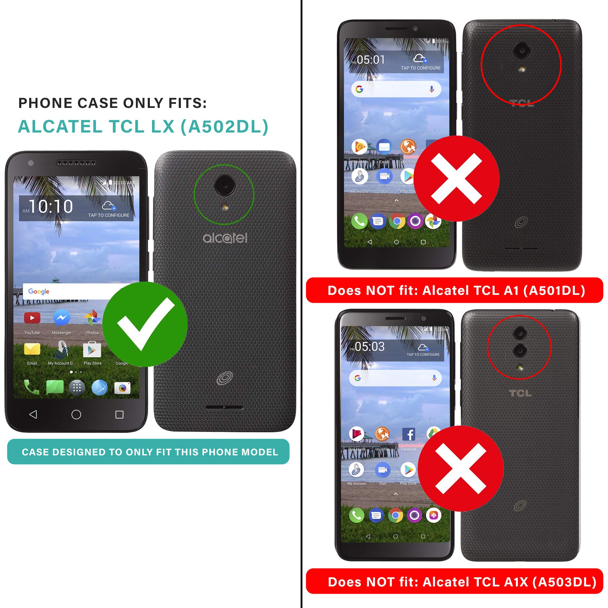 Casemartusa Phone Case For Alcatel Tcl Lx A502dl Modern Series