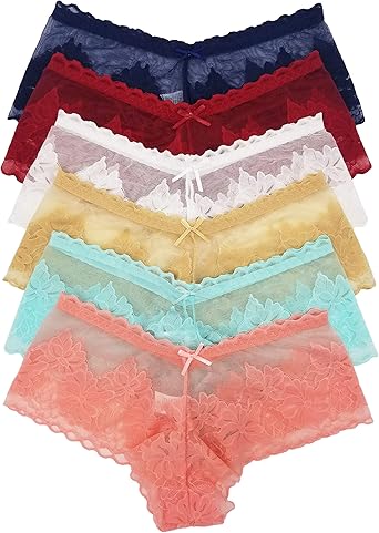 Lace boyshorts panties for ladies Clearance
