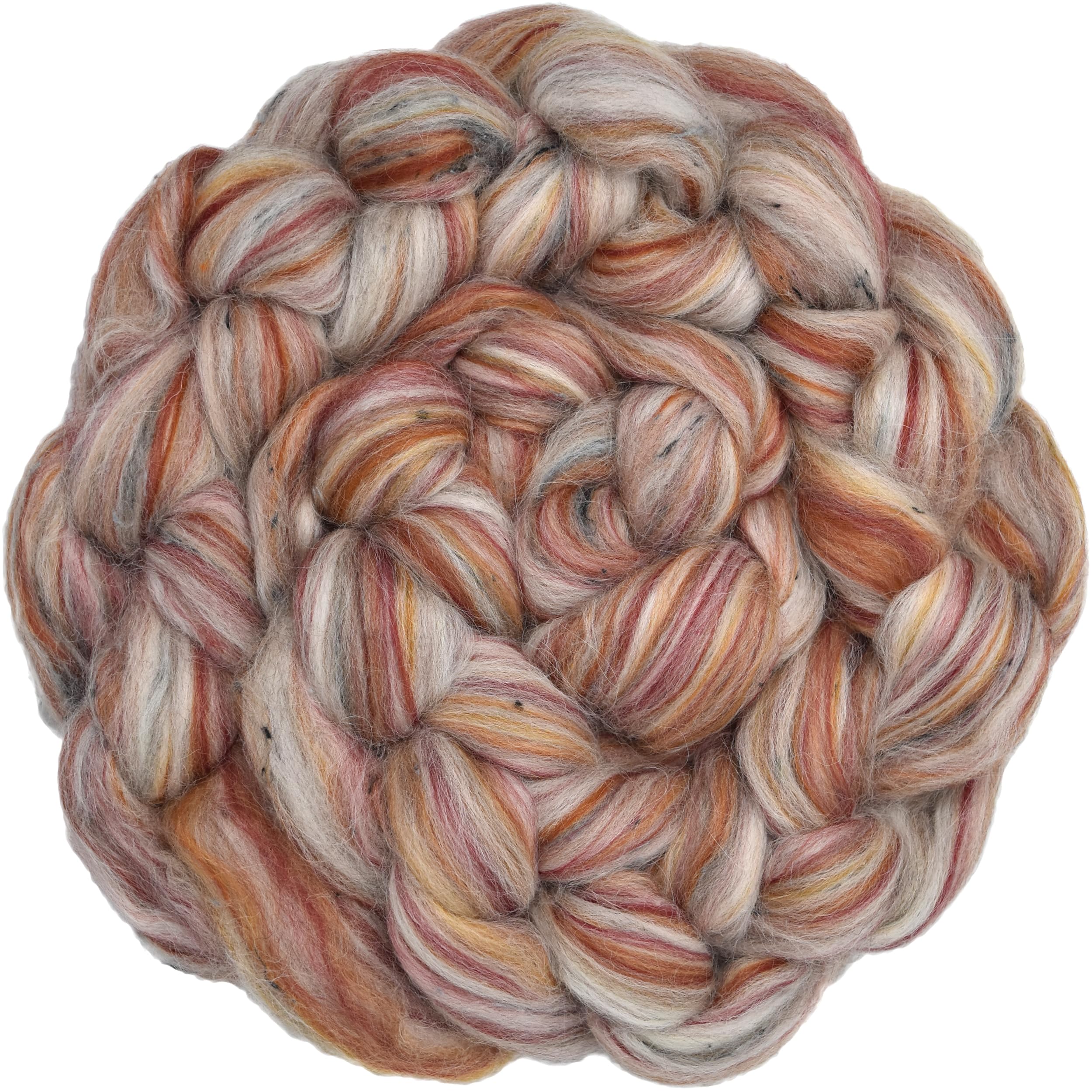 Combed Top Roving. Exotic Designer Blend, Ponderosa