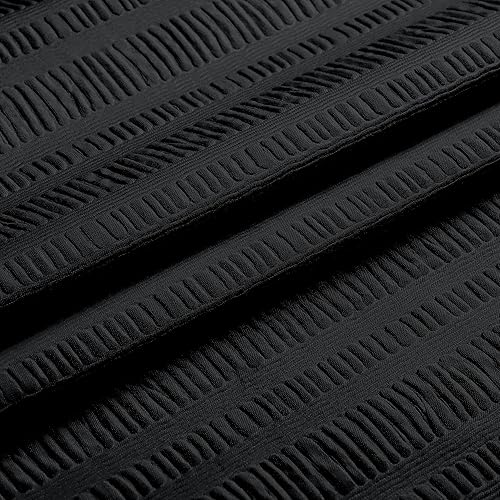 Miniatura 3 de Aiyufeng Moga - Cortina de ducha de tela impermeable en relieve 3D, tela suave de calidad de hotel, tela ligera y lavable a máquina, tamaño