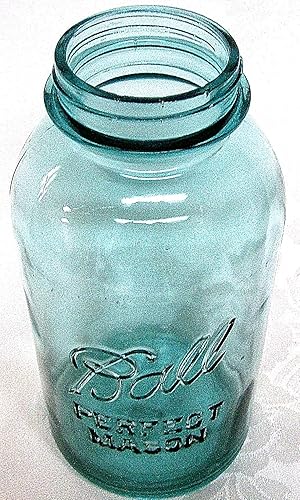 Miniatura 2 de Bola de Vintage perfecto Mason azul medio galón tarro solo