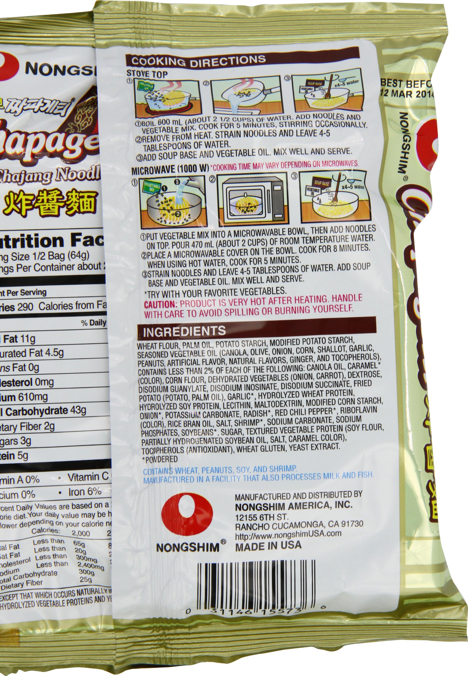 Nong Shim Chapagetti 20 Packets