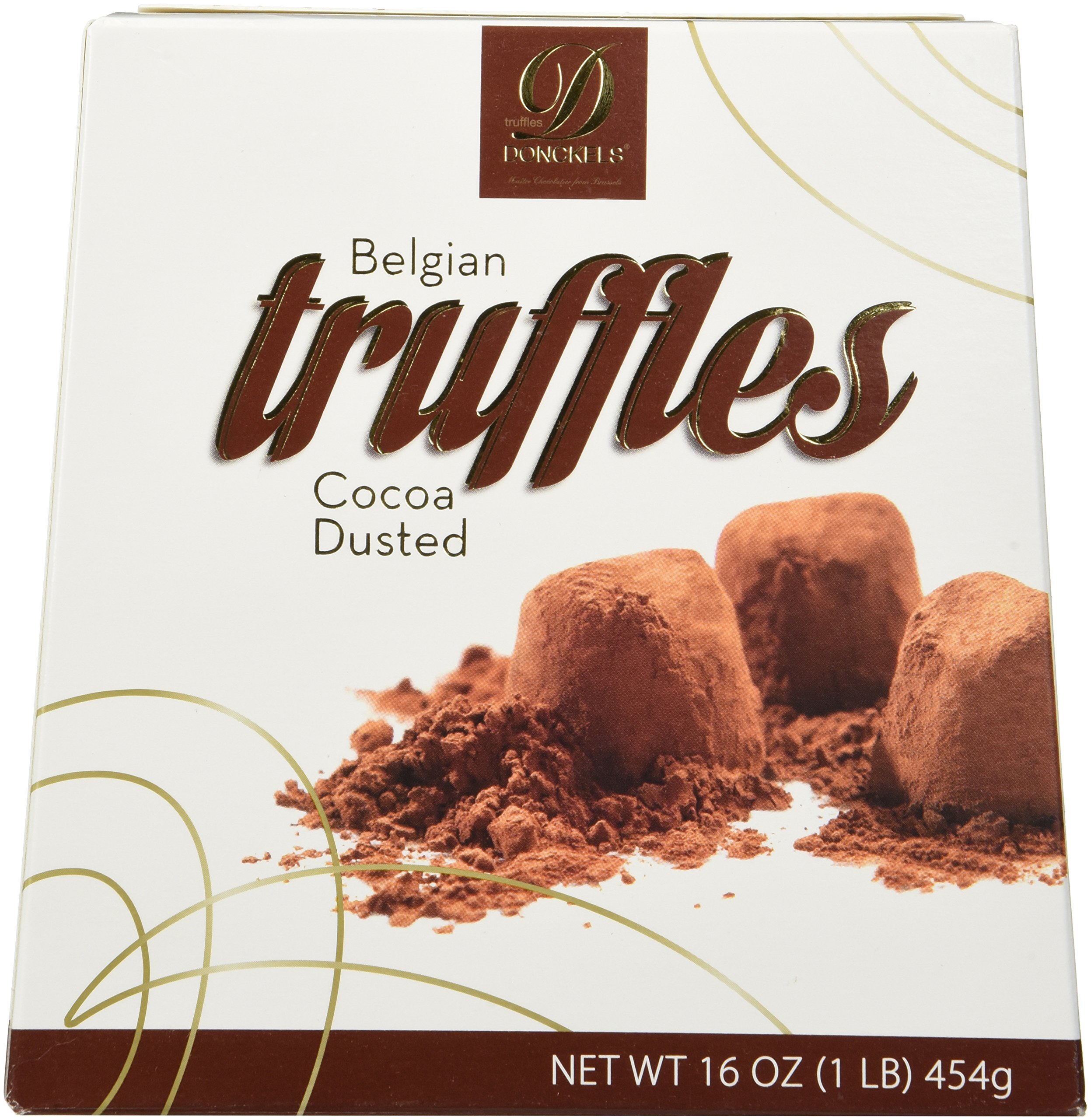 Buy Donckels Cocoa Dusted Belgian Chocolate Truffles 1 LB Box Online at desertcartUNITED STATES