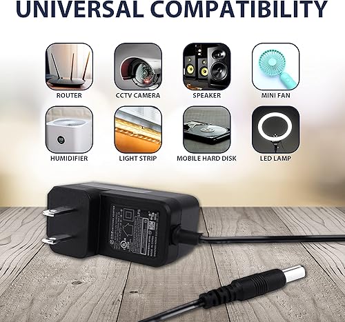 Miniatura 9 de Paquete de 2 fuentes de alimentación de 12 V 1 A CACC, CA 100-240 V a CC, adaptador de pared de 12 W, 12 V, 1 amperio, convertidor de alimentación
