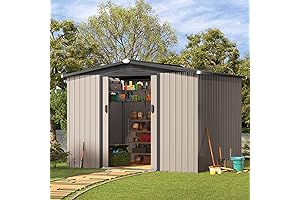 AECOJOY 8 x 6Ft Shed: Your Ultimate Outdoor Storage Solution
