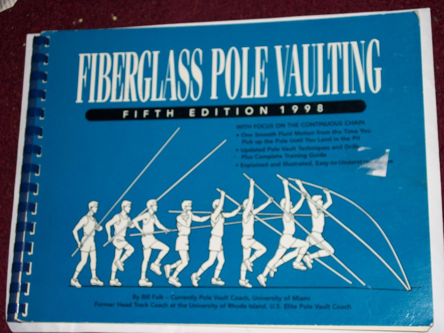 Fiberglass pole vaulting The "continuous chain" using the droptip