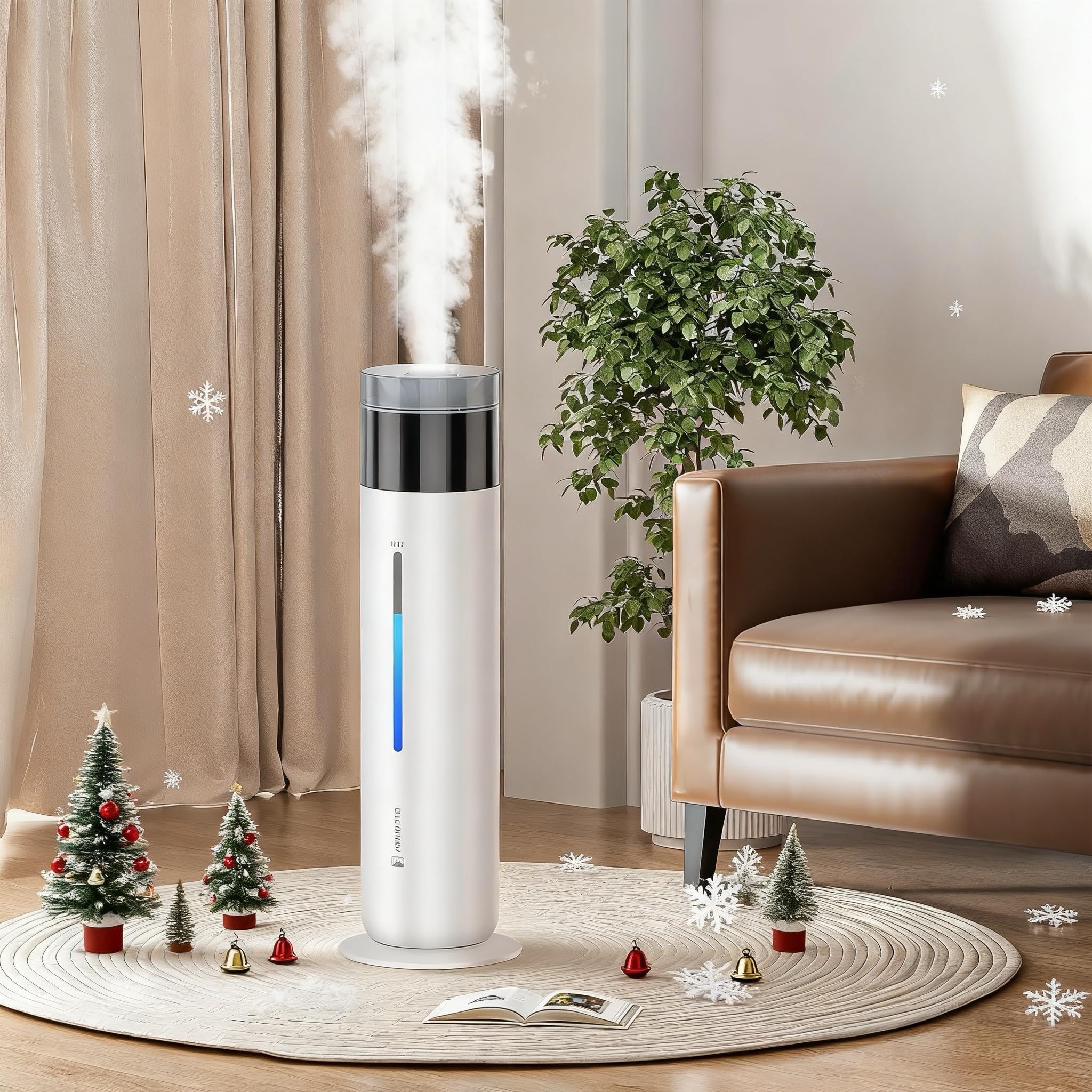 10L 2 6Gal Smart Humidifiers for Bedroom Large Room up to 600ft 100H Runtime Cool Mist Top Fill